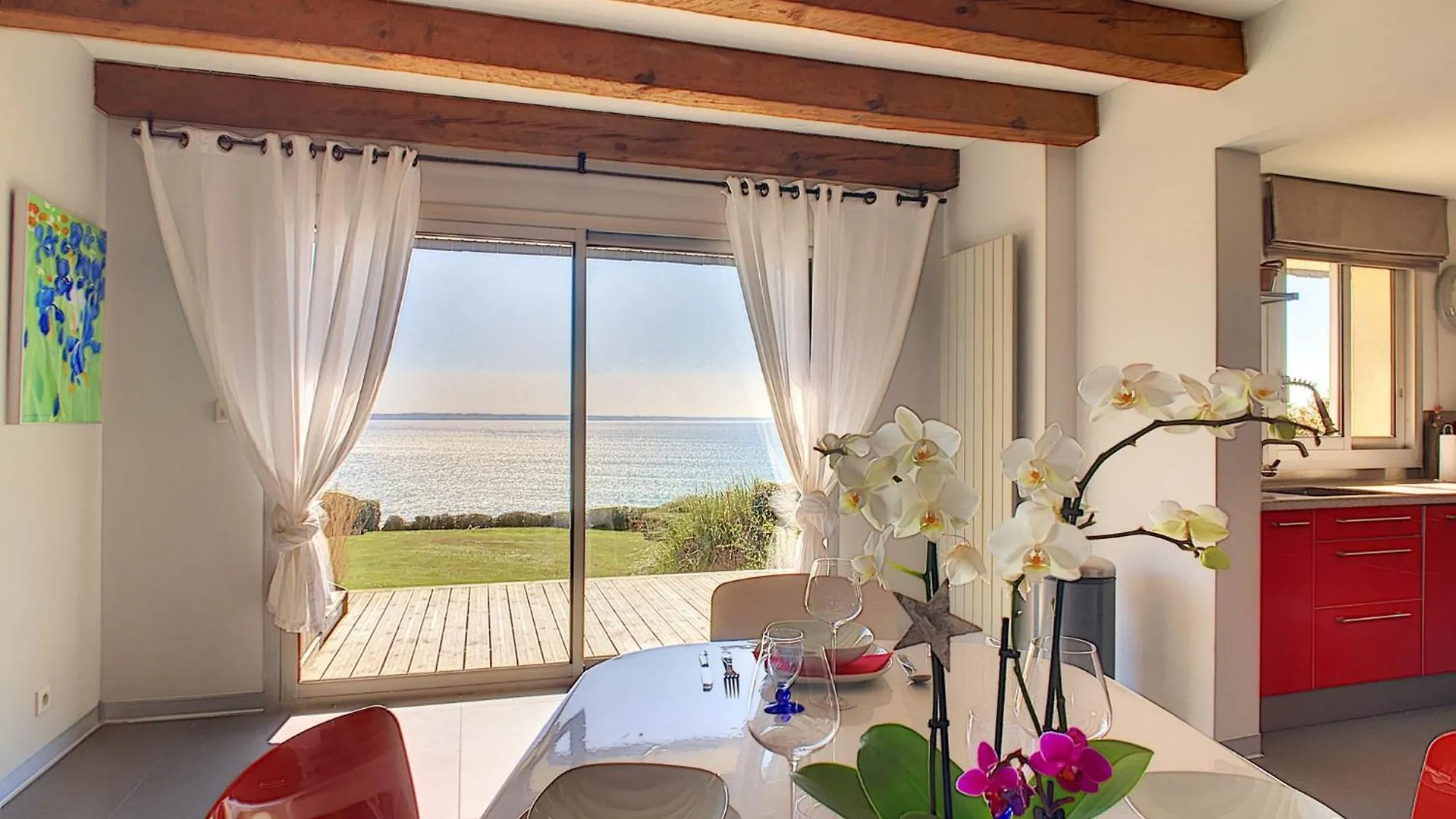 Maison Des Falaises A Pentrez - Vue Mer Saint-Nic Франция